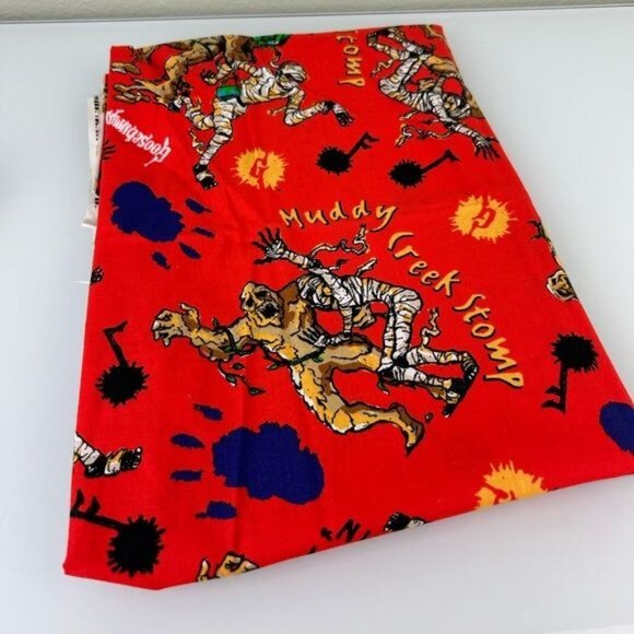Goosebumps Vintage R.L. Stine 1997 Muddy Creek Stomp Fabric Egyptian Mummy 53” - Picture 4 of 6